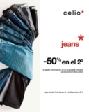 En Celio segundo a mitad de precio en jeans