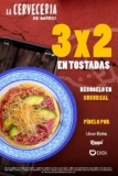 3×2 en tostadas en La Cervecería de Barrio