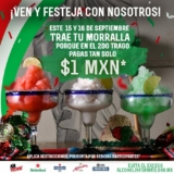 Promo Fiestas Patrias Cervecería de Barrio: segunda bebida a $1 peso