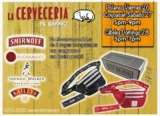 Promoción Cervecería de Barrio: Compra 2 copas de bebidas participantes y llévate de regalo bocina portátil o cangurera