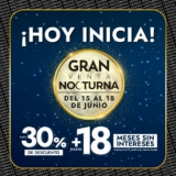 Venta Nocturna Gran Chapur: hasta 30% de descuento + 18 msi