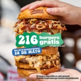 Promoción Día de la Hamburguesa Chazz: Hamburguesas GRATIS para los primeros 216 el 28 de mayo