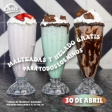 Promoción Chazz Día del Niño: malteada ó 2 bolas de helado GRATIS para niños