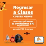 Promoción Chedraui Regreso a Clases 2019: $10 de bonificación en monedero Mi Chedraui por cada $100 de compra