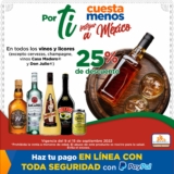 En Chedraui 25% de descuento en todos los vinos y licores