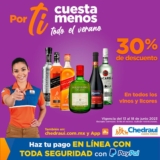 En Chedraui 30% de descuento en todos los vinos y licores