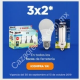 En Chedraui 3×2 en todos los focos del departamento de ferretería