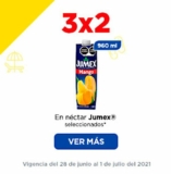 En Chedraui 3×2 en néctares Jumex