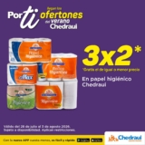 Promo Chedraui: 3×2 en papel higiénico Chedraui