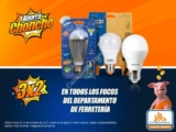 En Chedraui 3×2 en todos los focos del departamento de ferretería