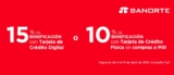 Promoción Chedraui Banorte: 15% de bonificación pagando con tarjeta de crédito digital
