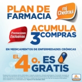 Chedraui Plan Farmacia: acumula 3 compras de medicamentos y recibe Gratis la cuarta