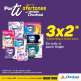 Ofertas Fin de semana Chedraui: 3×2, 4×3, 4×3, hasta 30% de descuento, hasta 30% de bonificación y más al 20 de julio 2026