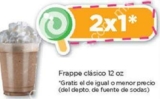 En Chedraui Selecto 2×1 en frappés de fuente de sodas