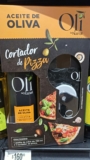 Promoción aceite Oli cortador de pizzas Gratis en empaques marcados