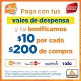 En Chedraui paga con tus vales de despensa y te bonifican $10 por cada $200 de compra en monedero MiChedraui