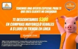Cupón Mi Chedraui de $300 de descuento en compras a partir de $1,000 en tienda en línea