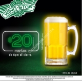 Chelas Night en Wingstop: Tarro Mediano de cerveza a $20 pesos los martes después de las 6:00 PM