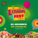 Promoción Chilim Fest: 25% de descuento en dulces a granel hoy