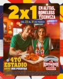 2×1 en Alitas, Boneless y Cervezas en Chili’s del 23 al 31 de marzo 2026