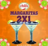 2×1 en margaritas en Chilis del 14 al 22 de febrero