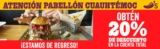 Cupón 20% de descuento en Chilis Pabellón Cuauhtémoc