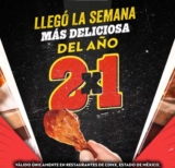 En Chili’s 2×1 en alitas, boneless y cervezas esta semana en ciudades participantes