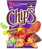 Botana papas fritas Chips Fuego bolsa grande 240 g bajan a un precio magnífico