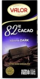Barra de chocolate amargo 82% cacao Valor baja a un gran precio