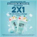 2×1 en Granizados de algodón de azúcar en Cielito Querido este fin de semana