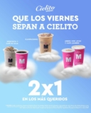En Cielito Querido 2×1 en bebidas participantes los viernes