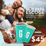 Promoción Cielito Querido Día del Padre: Cold Brew, Café Americano grande o Espresso por $45 esta semana