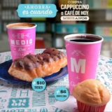 Promoción Cielito Querido Café: Trenza a $10 y mantecada a $6 en la compra de un cappuccino o un café de hoy
