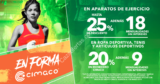 Promoción En Forma Cimaco: 25% de descuento en aparatos de ejercicio y 20% en monedero en ropa deportiva y tenis