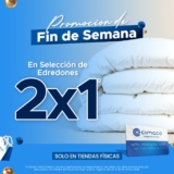 2×1 en edredones en Cimaco este fin de semana