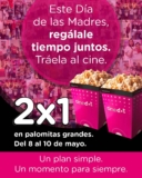 Promo Día de las Madres Cinedot: 2X1 en palomitas grandes