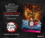 Mini póster gratis de Kimetsu no Yaiba: El Castillo Infinito en Cinedot si vas a ver la película hoy