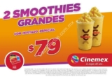 Promociones Cinemex Junio 2019 con tarjeta Invitado Especial Payback