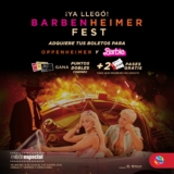 Promoción Cinemex Barbenheimer: Compra boletos para Barbie y Oppenheimer y llévate 2 pases gratis