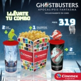 Combo Cinemex Cazafantasmas con vaso coleccionable de regalo