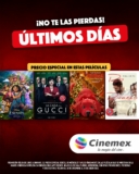 En Cinemex películas a precio especial: Encanto, Rey Richard, La Casa Gucci y más