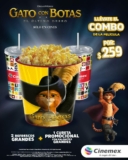 Combo Cinemex Gato con Botas: Precios y lo que incluye