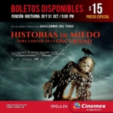 En Cinemex Función Nocturna de Historias De Miedo Para Contar En La Oscuridad a sólo $15 pesos hoy y mañana