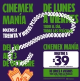 Cinemex Manía: Boletos a solo $39
