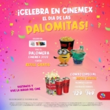 Promoción Cinemex Día de las Palomitas: Relleno de palomitas gratis si llevas tu palomera y más