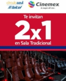 Código 2×1 Cinemex para usuarios Telcel