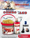 Combo Cinemex Supermascotas con cubeta palomera, vaso y Top Figurine por $169