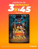 En Cinépolis 3 entradas para Un Rescate de Huevitos por $45