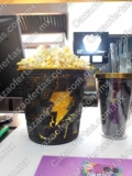 Cinépolis Combo Black Adam con palomera LED y vaso con popote