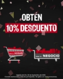 Promoción City Club 10×10: 10% de descuento adicional al comprar 10 productos